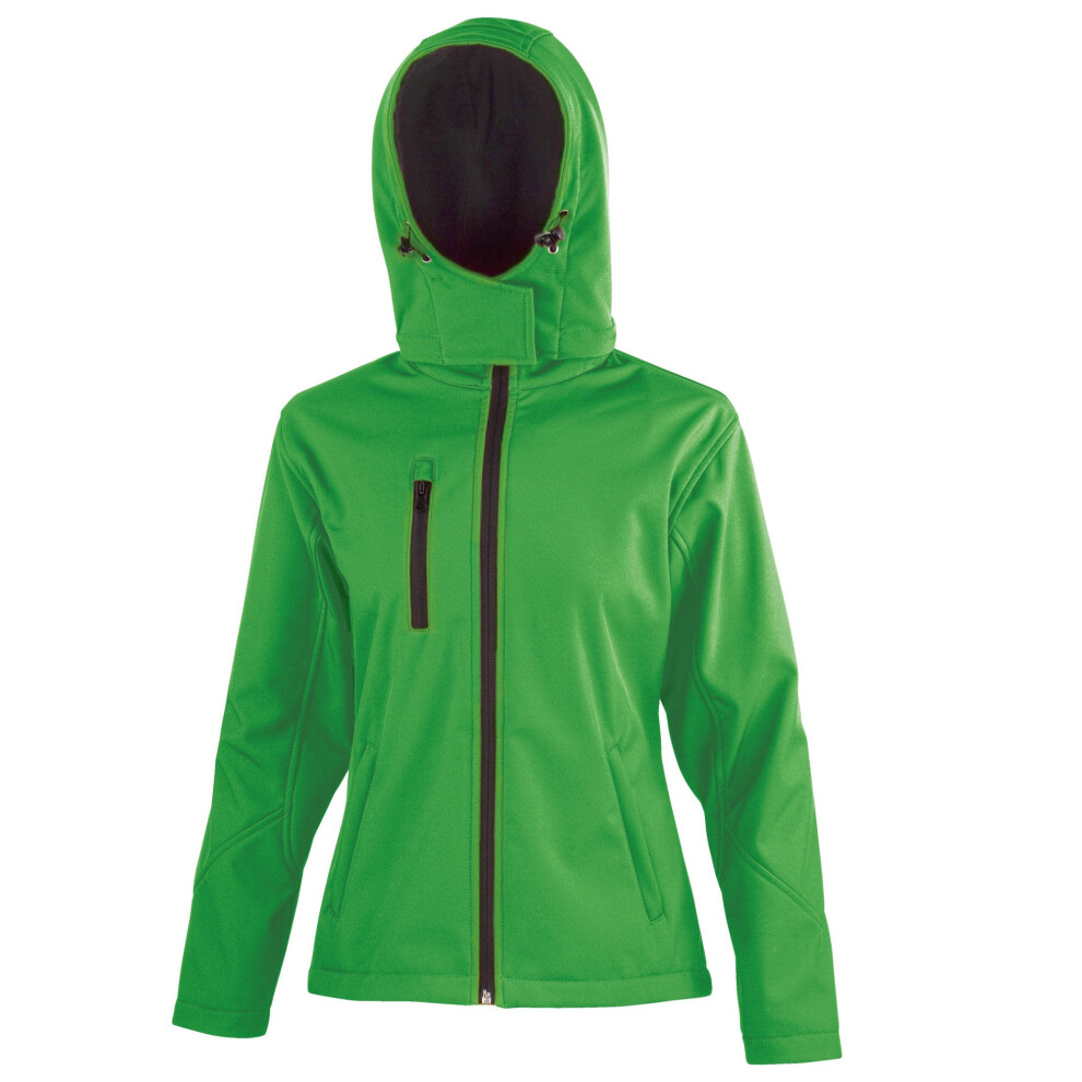 (16 UK, Vivid Green/Black) Result Core Womens/Ladies Core TX Performance Soft Shell Jacket