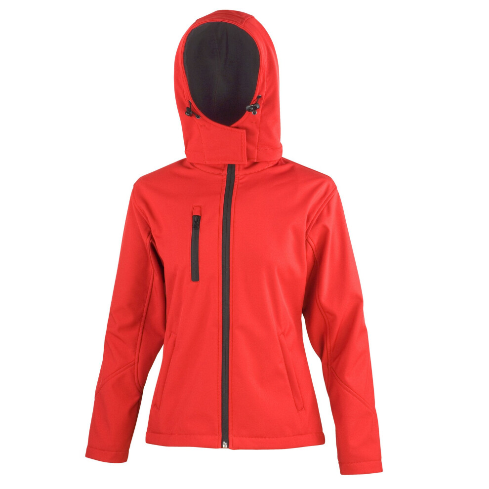 (10 UK, Red/Black) Result Core Womens/Ladies Core TX Performance Soft Shell Jacket