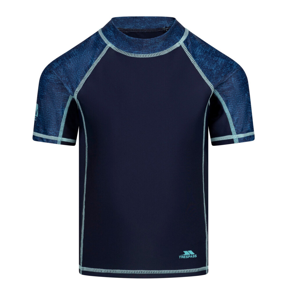 Trespass Childrens/Kids Calder Rash Guard - Navy - Size: 5 years/6 Years