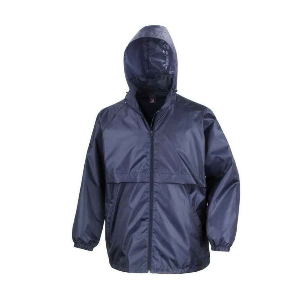 (XXL, Navy) Result Core Unisex Adult Core Lightweight Waterproof Jacket