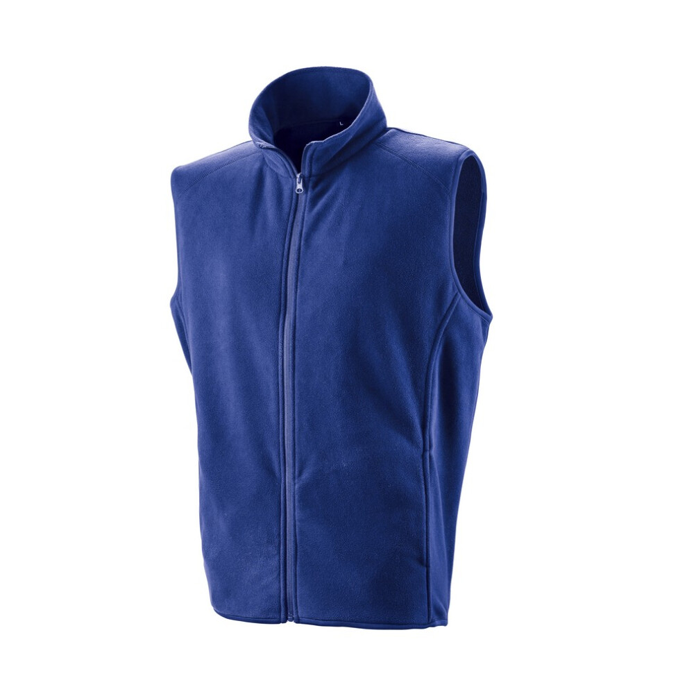 (S, Royal) Result Core Adults Unisex Microfleece Gilet