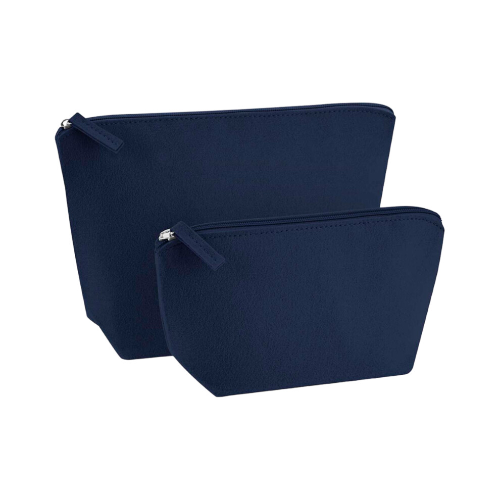 (16cm x 12.5cm x 6cm, Navy) Bagbase Felt Accessory Bag