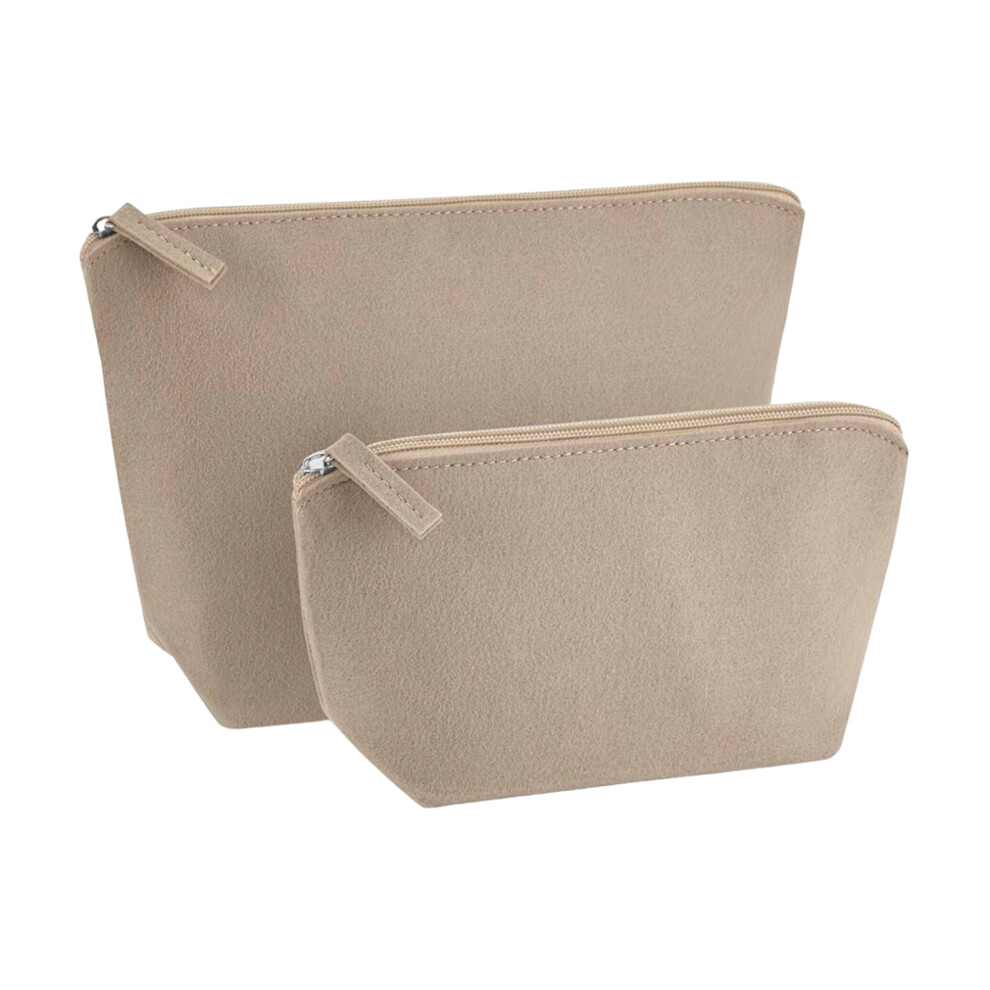 (16cm x 12.5cm x 6cm, Sand) Bagbase Felt Accessory Bag