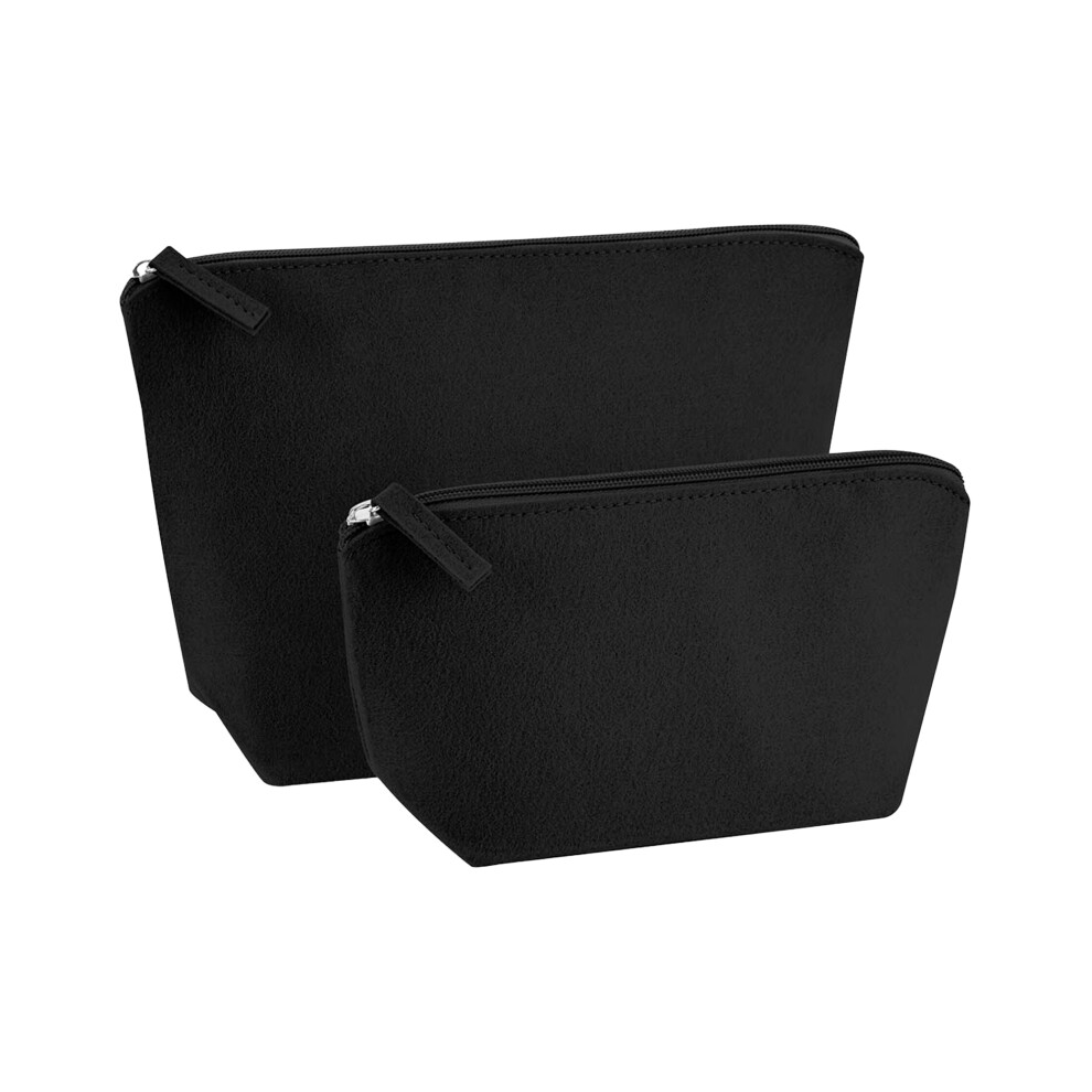 (19cm x 18cm x 9cm, Black) Bagbase Felt Accessory Bag