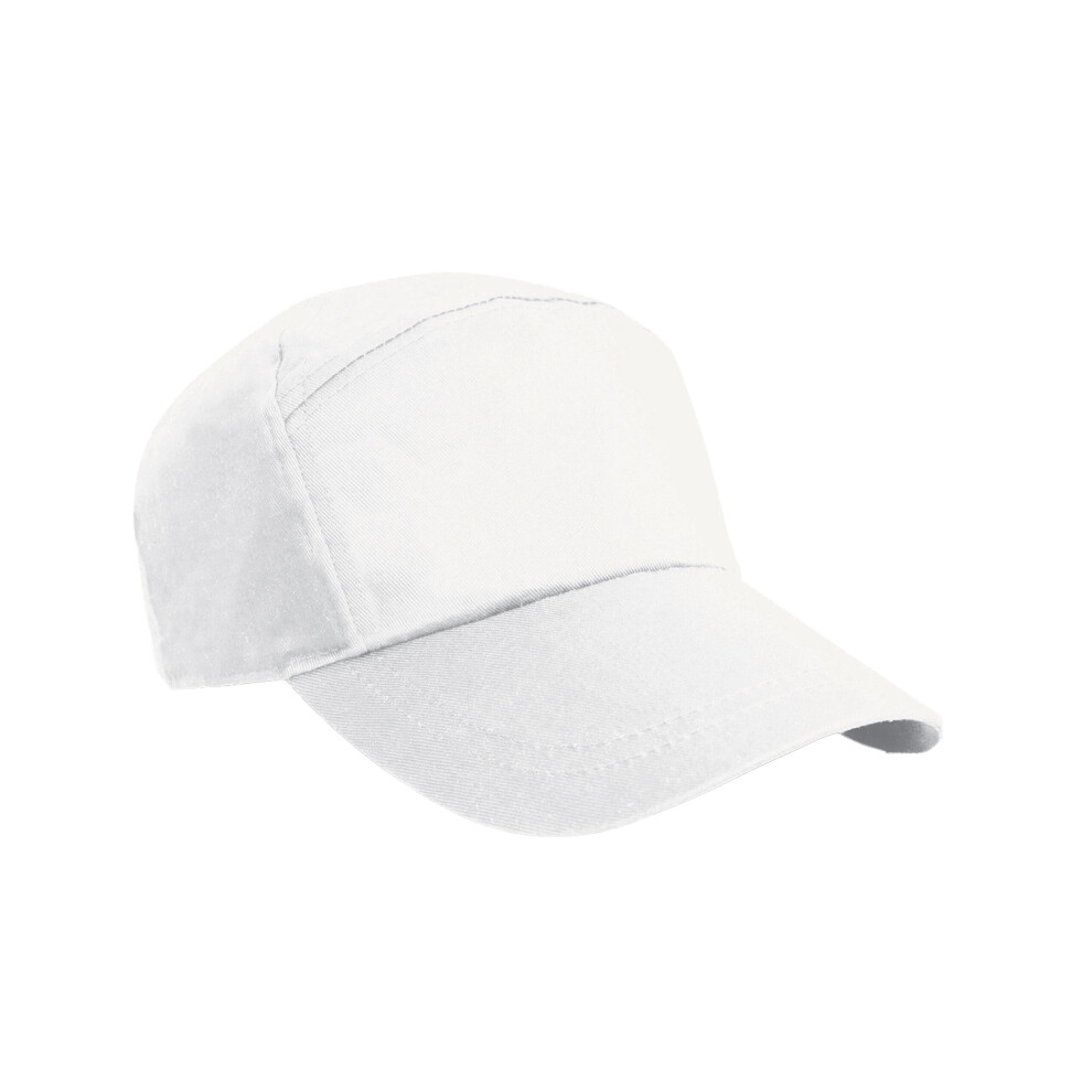 (One Size, White) Result Headwear Advertising 7 Panel Baseball Cap