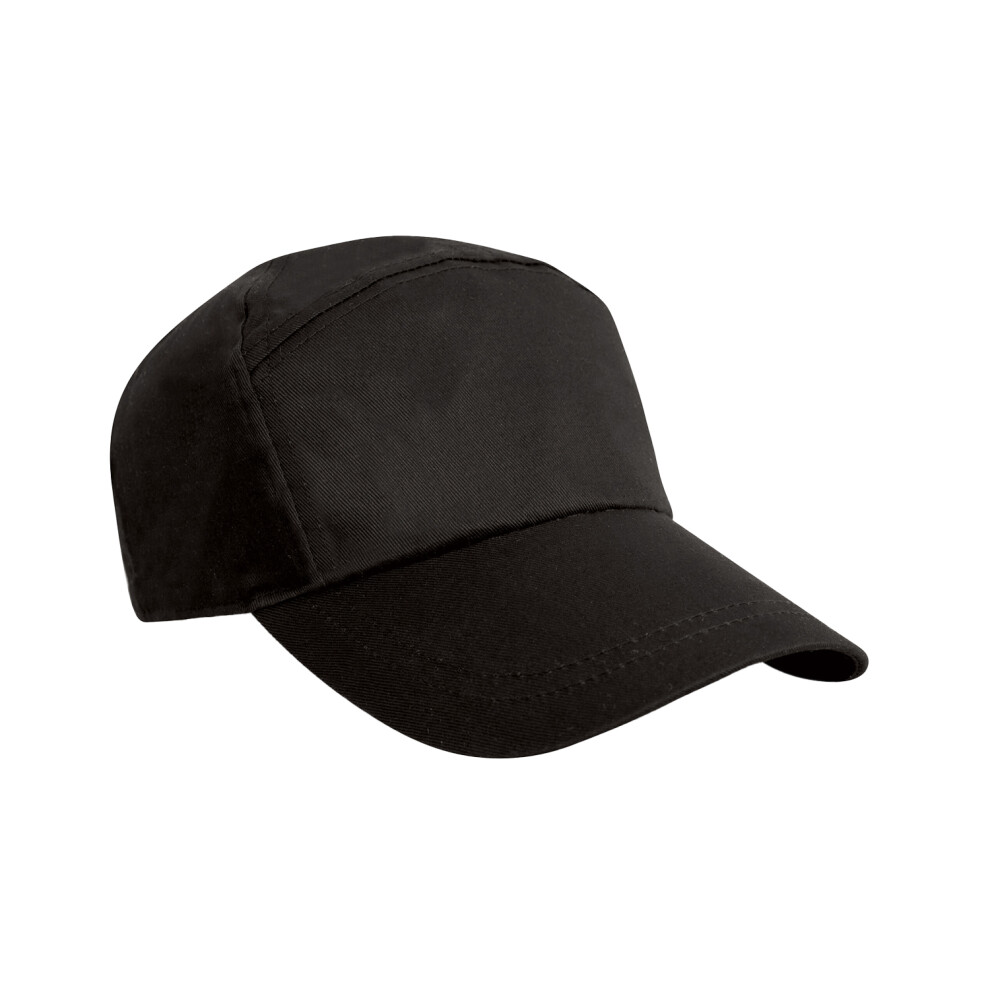 (One Size, Black) Result Headwear Advertising 7 Panel Baseball Cap