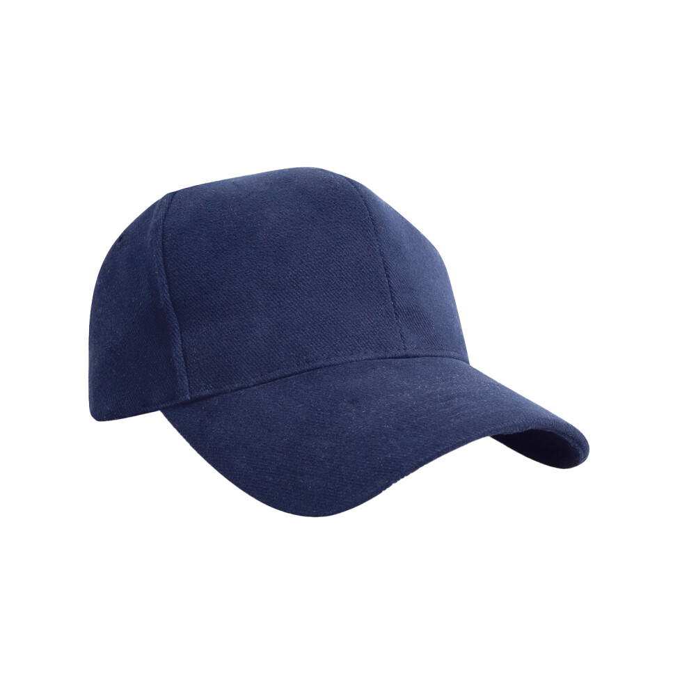 (One Size, Navy) Result Headwear Pro Style Heavy Cotton Baseball Cap