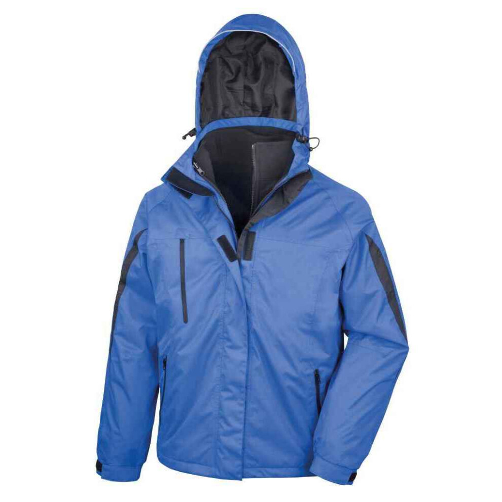 (M, Royal Blue/Black) Result Mens Journey 3 in 1 Soft Shell Jacket