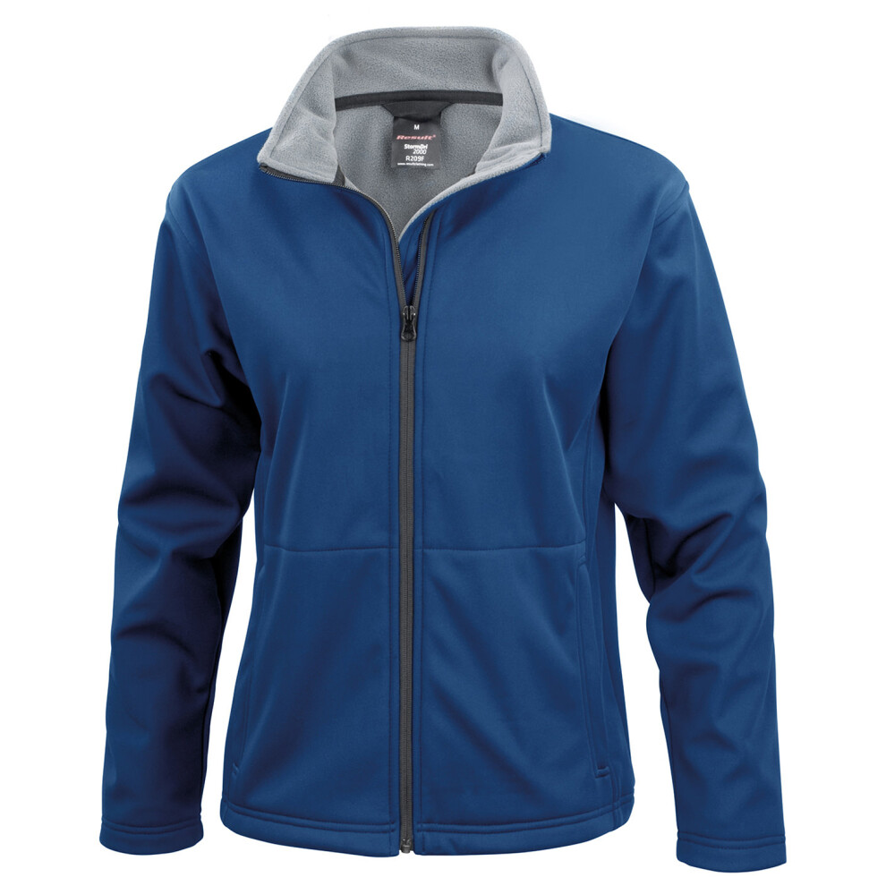 (S, Navy) Result Core Womens/Ladies Soft Shell Jacket