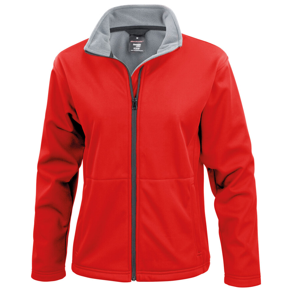 (XL, Red) Result Core Womens/Ladies Soft Shell Jacket