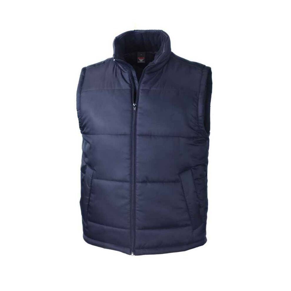 (XXL, Navy) Result Core Unisex Adult Padded Body Warmer