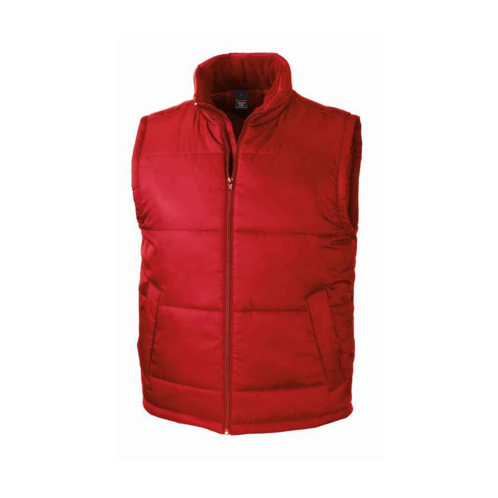 (L, Red) Result Core Unisex Adult Padded Body Warmer