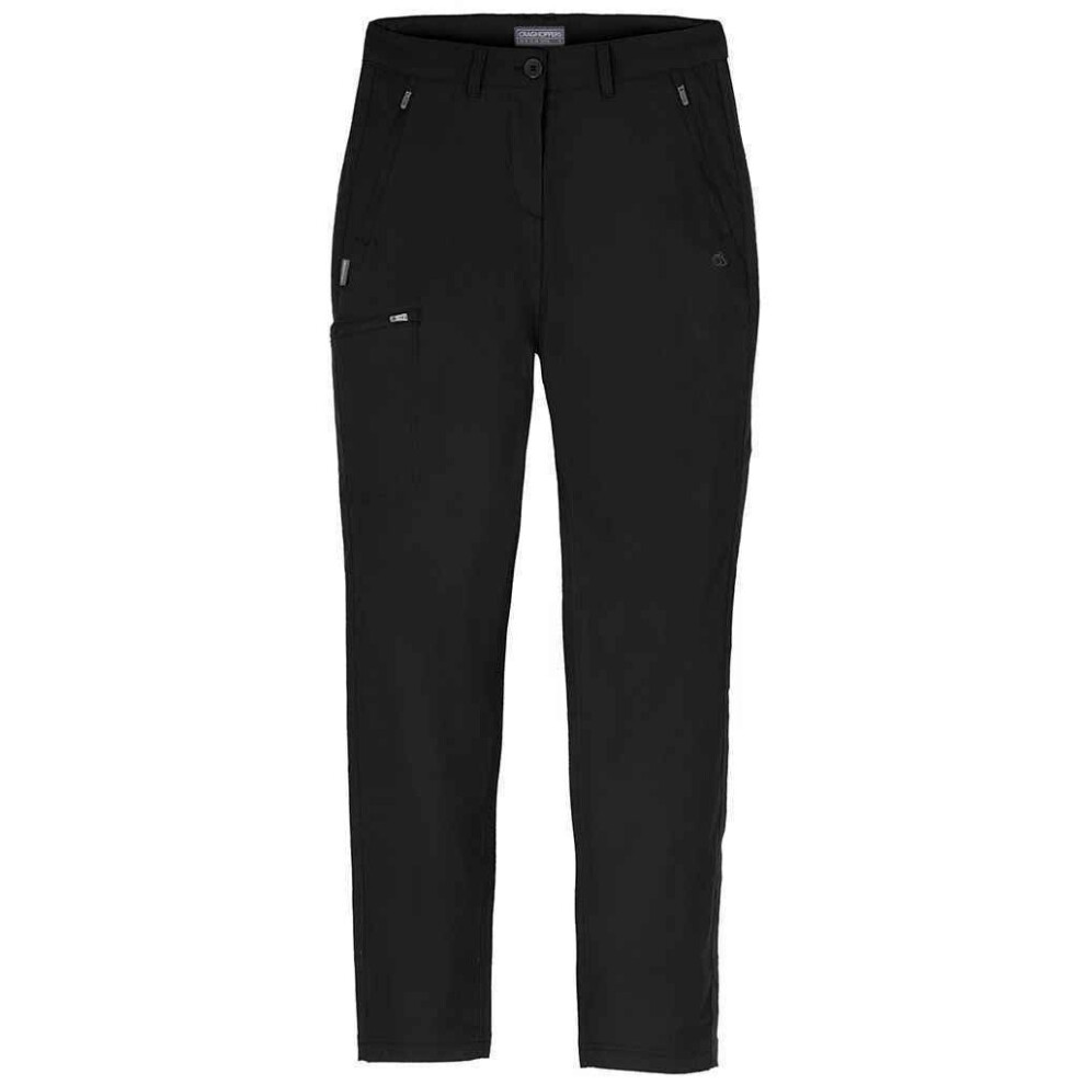 (14 UK S, Black) Craghoppers Womens/Ladies Expert Kiwi Pro Stretch Hiking Trousers