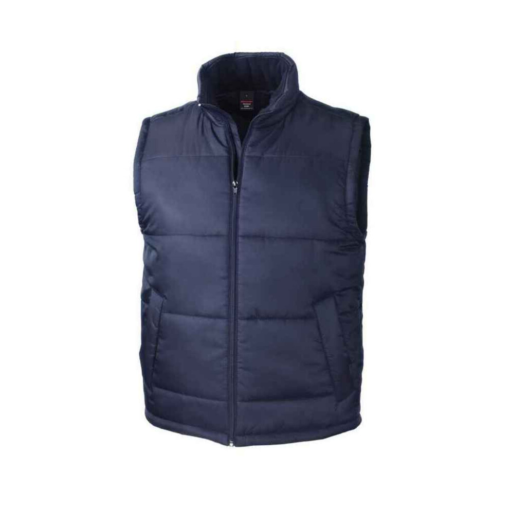 (L, Navy) Result Core Unisex Adult Padded Body Warmer