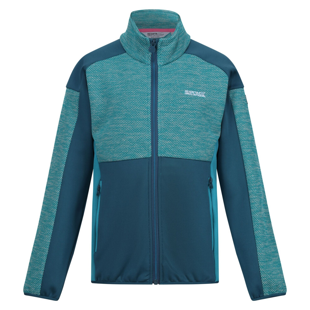 (3-4 Years, Tahoe Blue/Moroccan Blue) Regatta Childrens/Kids Highton III Fleece Jacket