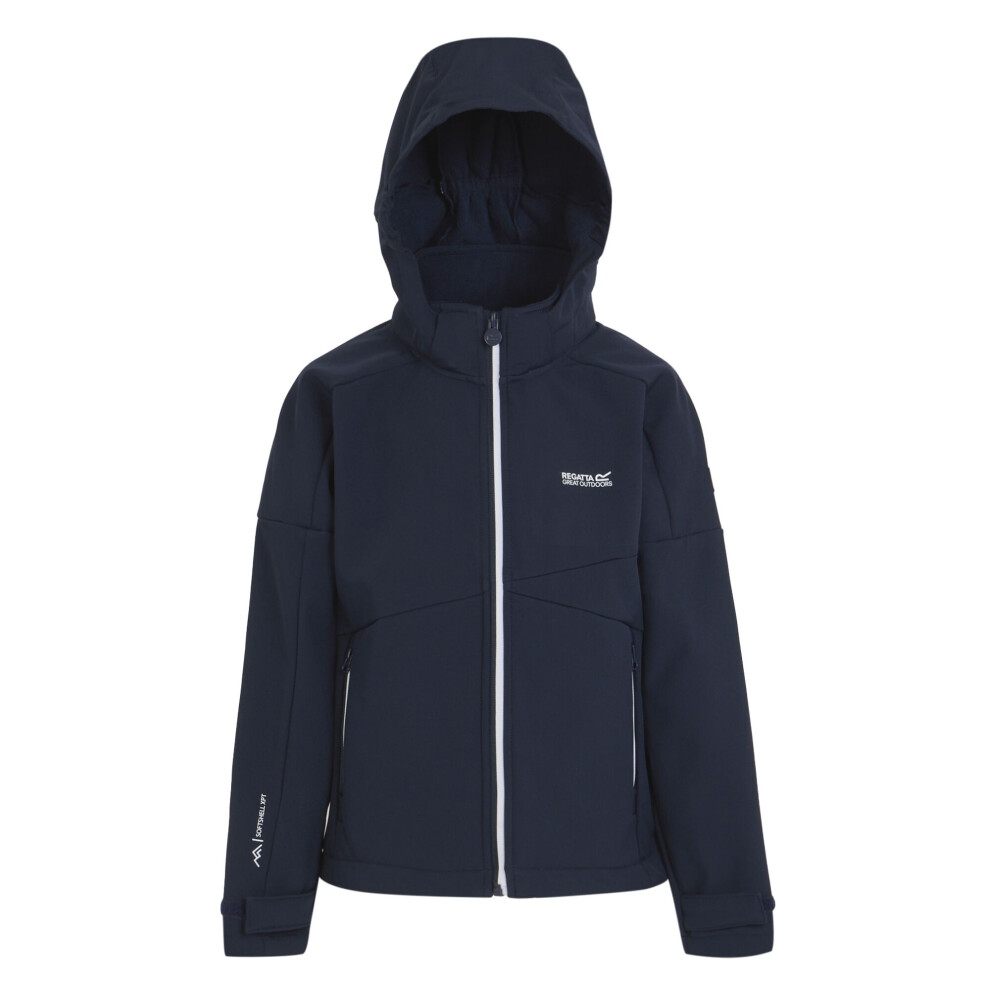 (7-8 Years, Navy) Regatta Childrens/Kids Acidity VII Soft Shell Jacket