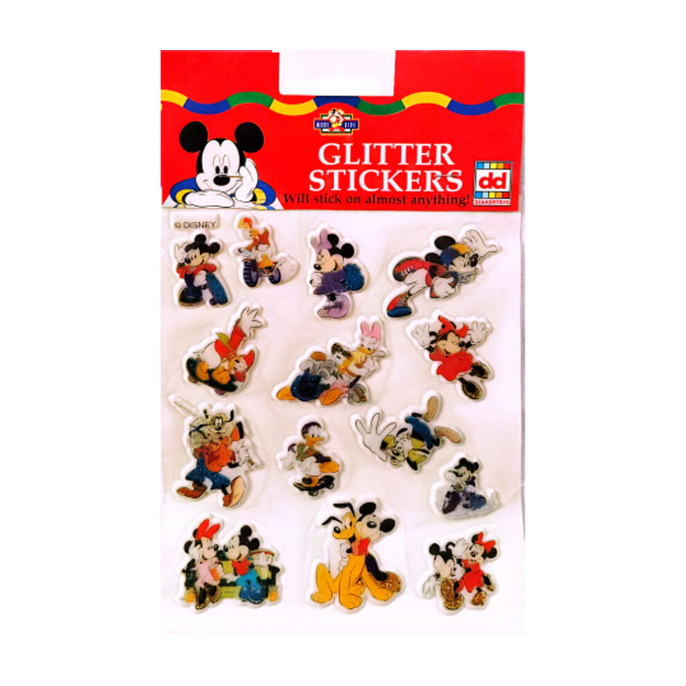 Glitter Cartoon Character Stickers