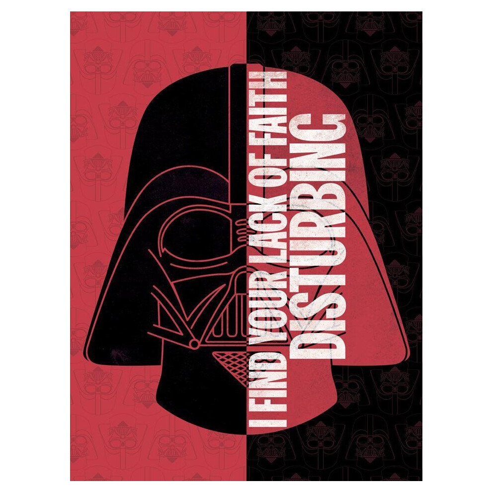 Star Wars Half Quote Canvas Print