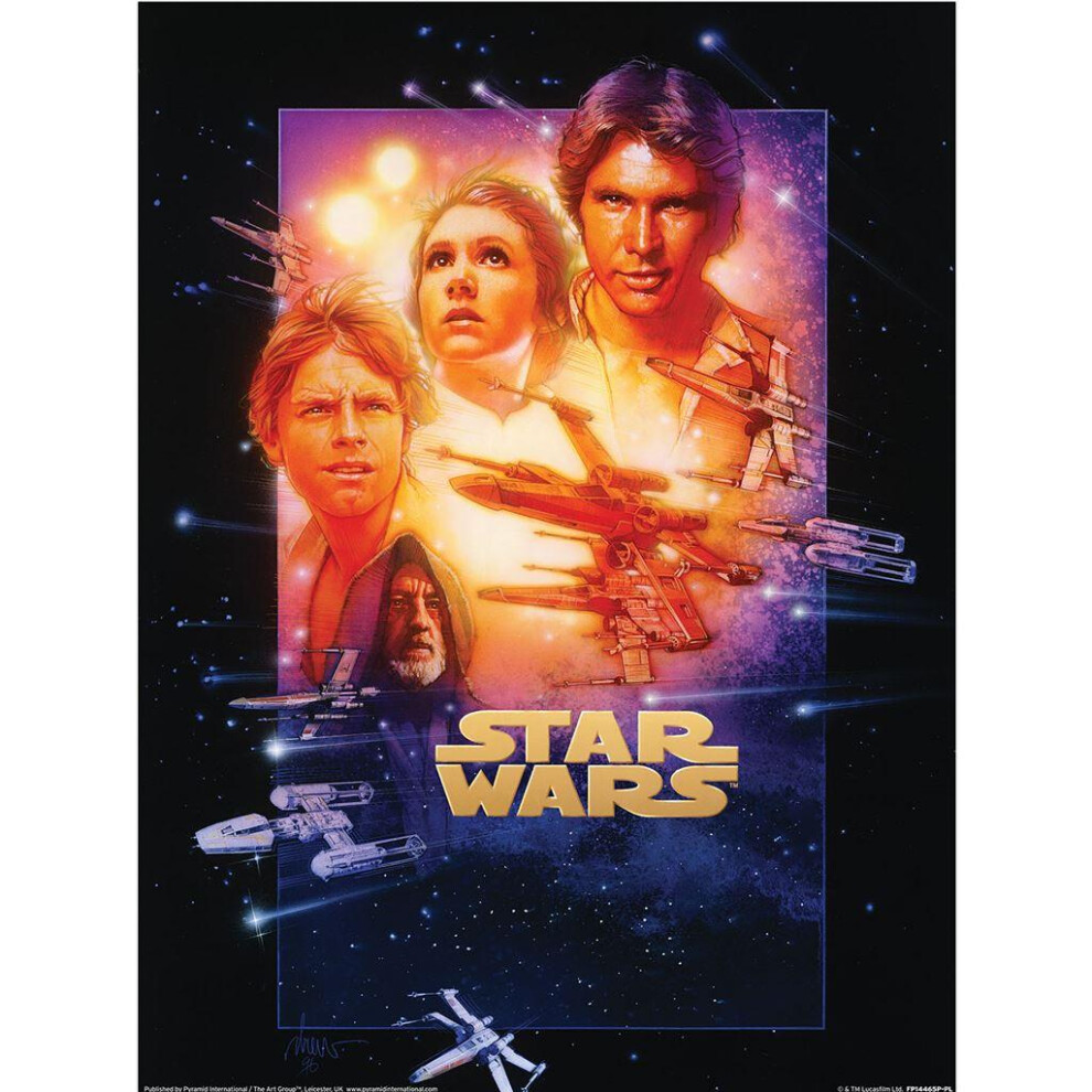 Star Wars Episode IV Movie Poster Print