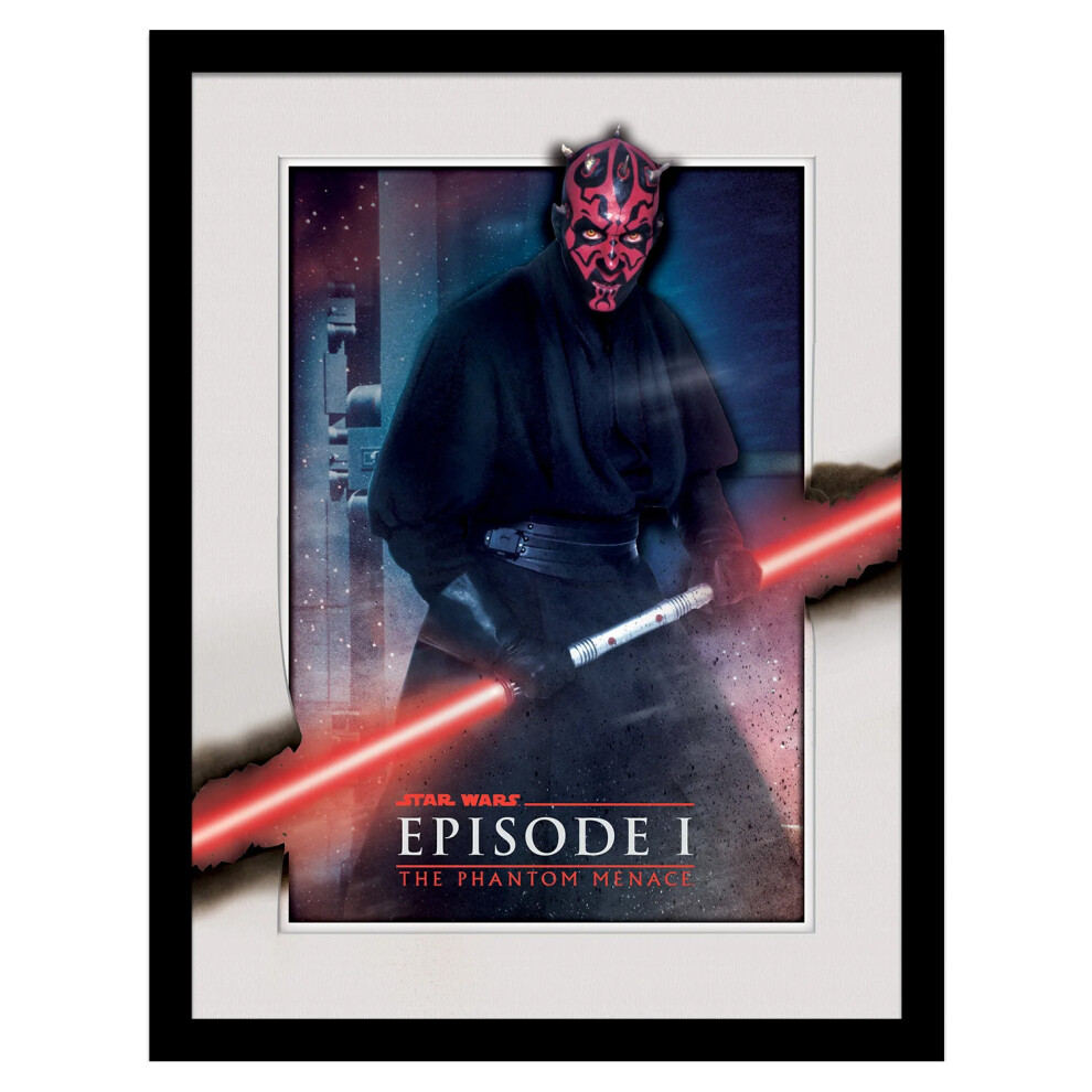 Star Wars Breakout Darth Maul Framed Poster