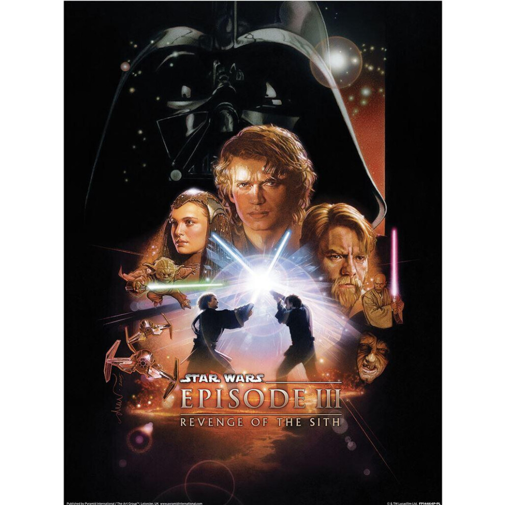 Star Wars Episode III Movie Poster Print