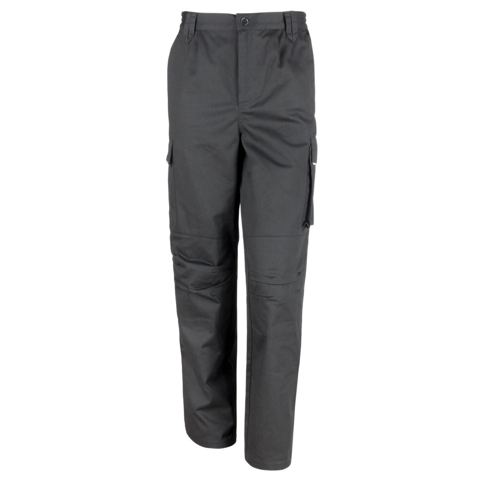 (3XL L, Black) WORK-GUARD by Result Mens Action Trousers