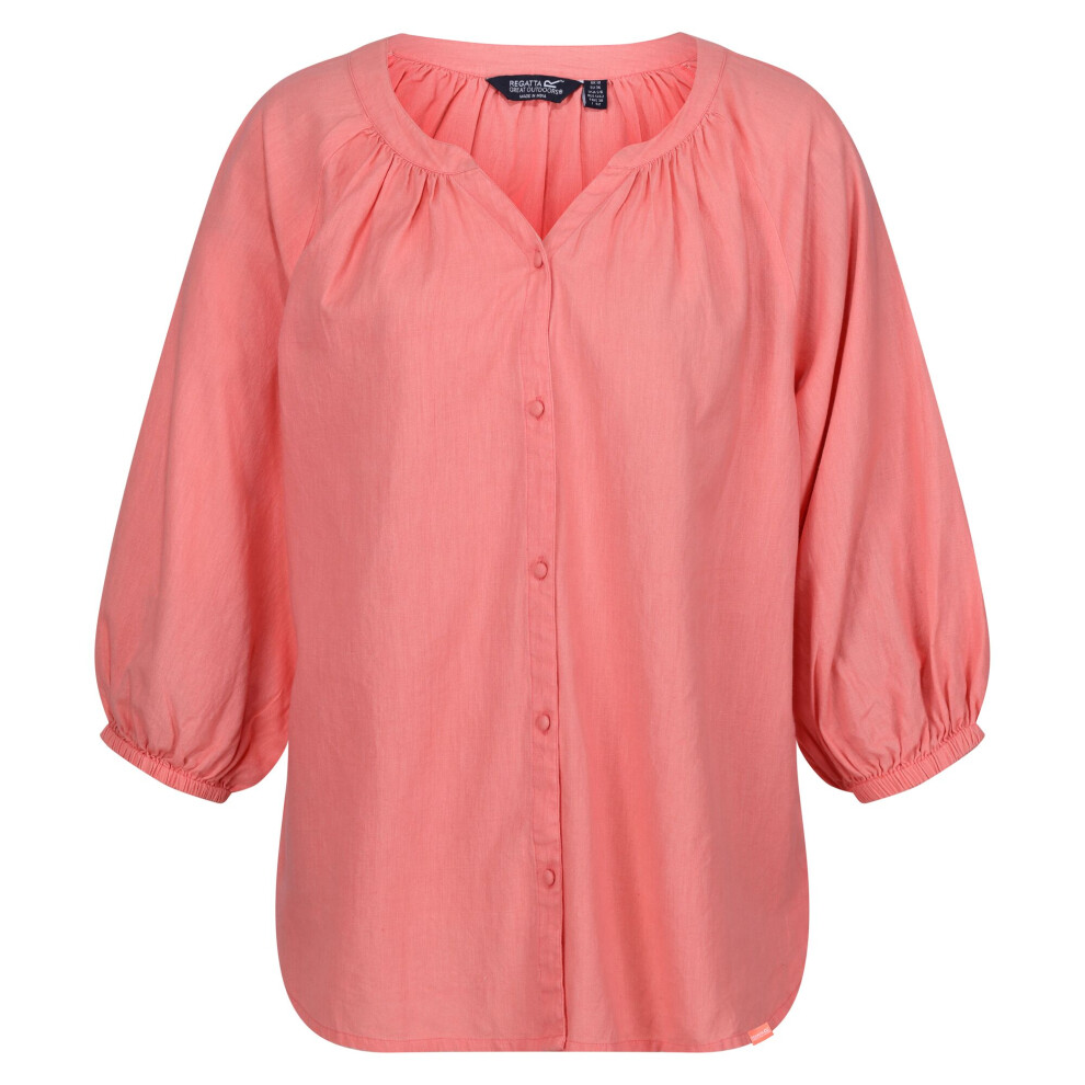 (12 UK, Shell Pink) Regatta Womens/Ladies Natuna Lightweight Shirt
