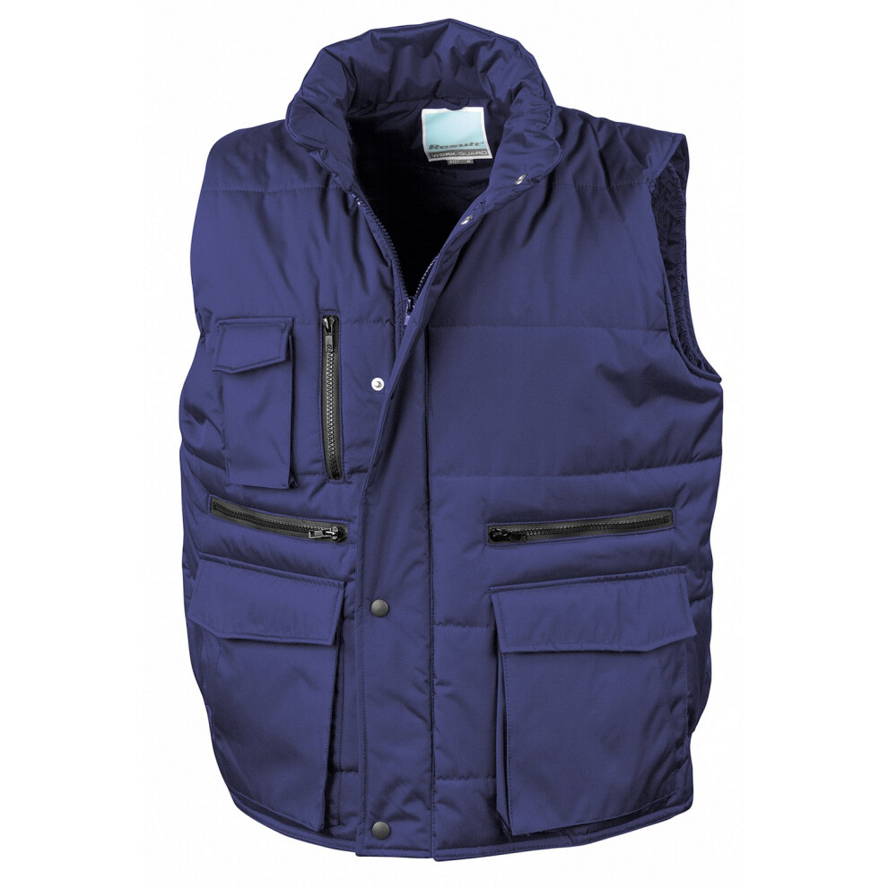 (XL, Royal Blue) WORK-GUARD by Result Mens Lance Body Warmer