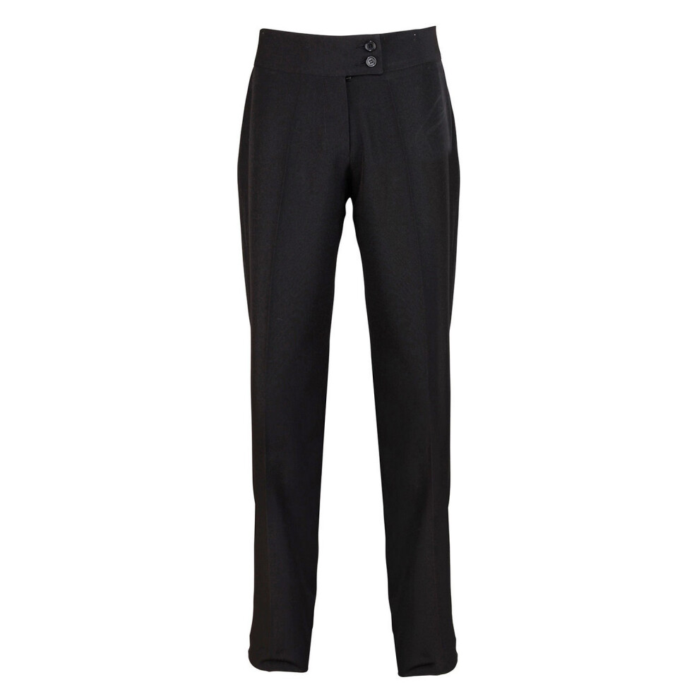(18 UK L, Black) Premier Womens/Ladies Iris Straight Leg Trousers