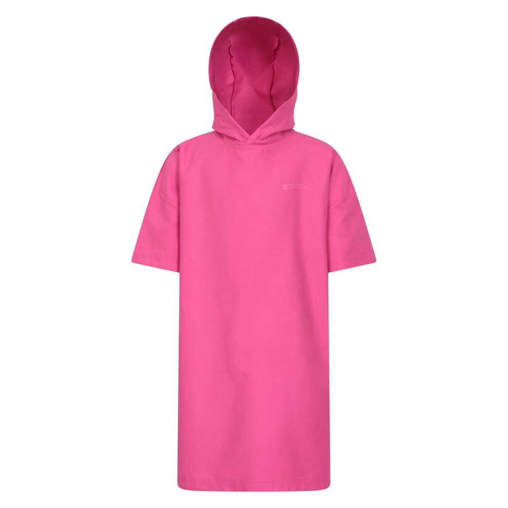 Mountain-Warehouse (S, Pink) Mountain Warehouse Childrens/Kids Lagoon Microfibre Hooded Towel