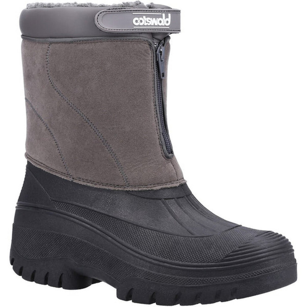 (12 UK, Grey) Cotswold Womens/Ladies Venture Waterproof Winter Boots