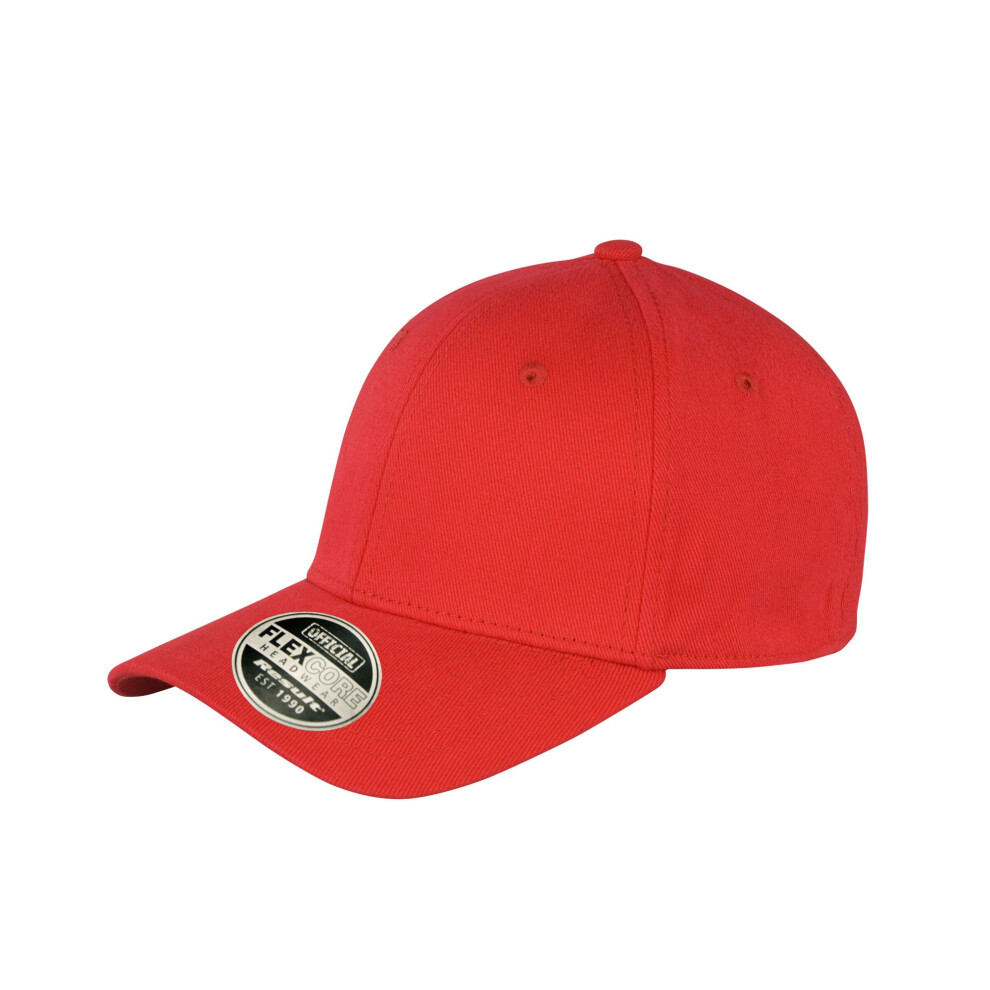 (S-M, Red) Result Headwear Kansas Flex Baseball Cap-image-OPC-PF5ZDNR-NEW