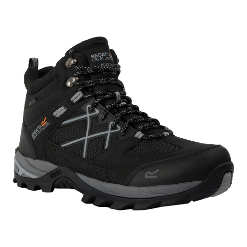 Regatta (7 UK, Black/Graphite Black) Regatta Mens Samaris III Walking Boots