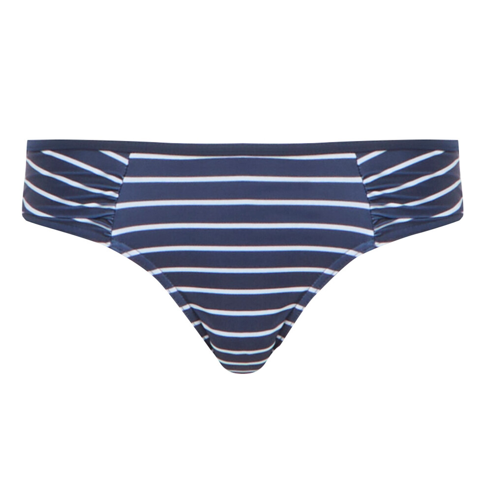 (12 UK, Navy/White) Regatta Womens/Ladies Aceana Stripe Bikini Bottoms