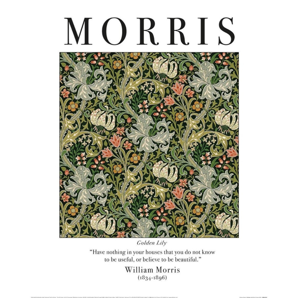 William Morris Golden Lily Print