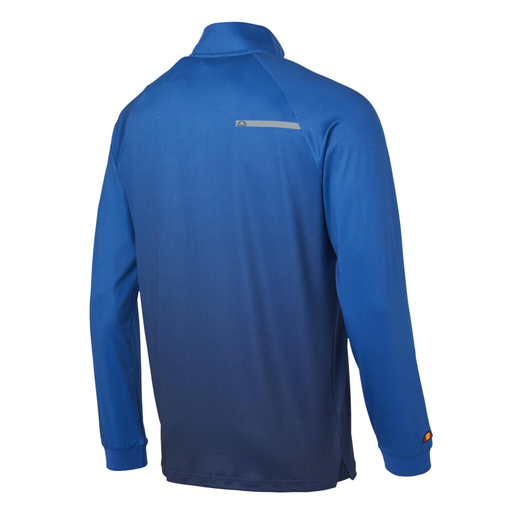 (L, Blue) Ellesse Mens Tutona Half Zip Track Top