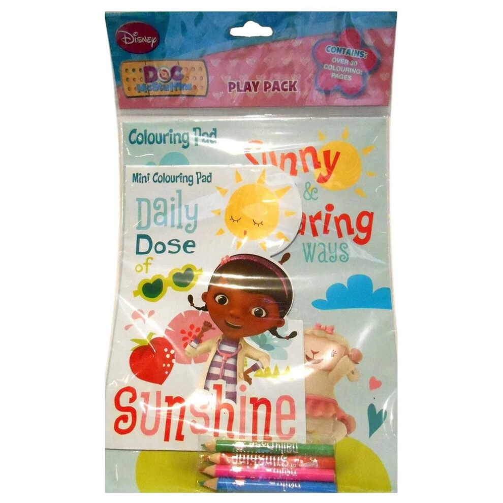 Doc McStuffins Sunny Days Colouring Book Set (Pack of 6)