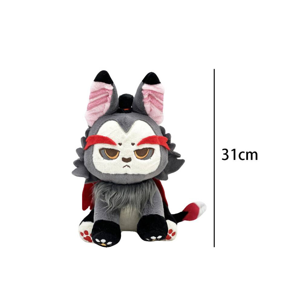 Veishet (Gray) Hazbin Hotel Plush Toy Doll Stuffed Animal Kids Gift Collect Pp Cotton Filled Gray