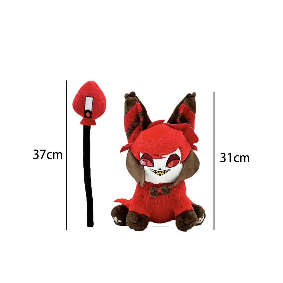 Veishet (Red) Hazbin Hotel Plush Toy Doll Stuffed Animal Kids Gift Collect Pp Cotton Filled Red