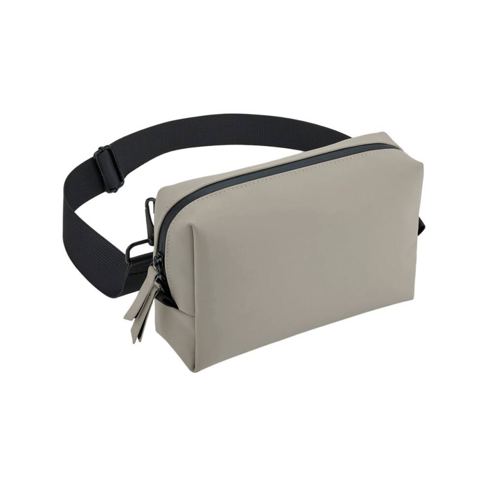 (One Size, Nude Pink) Bagbase Matte PU Coating Crossbody Bag