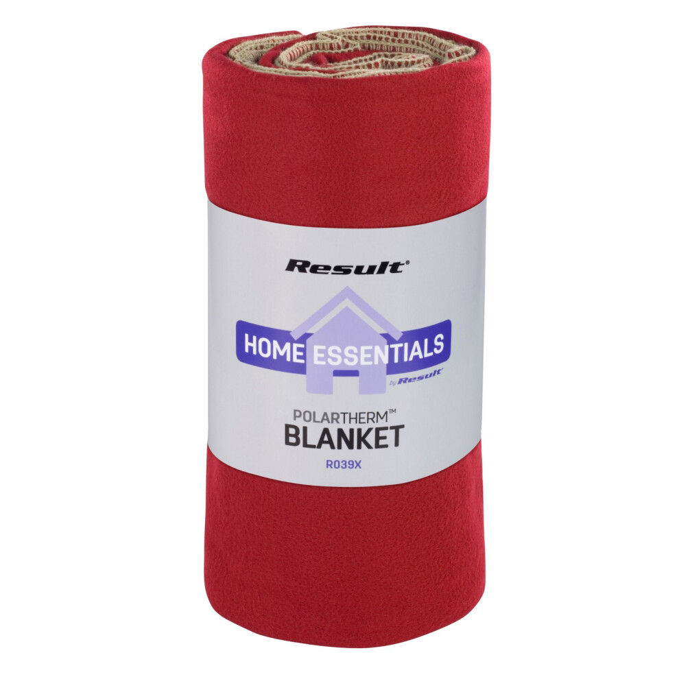 (One Size, Rococo Red) Result Winter Essentials Polartherm Blanket