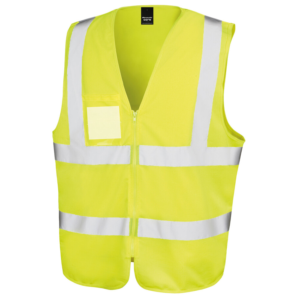 (S-M, Yellow) Result Core Unisex Adult Safety Hi-Vis Vest