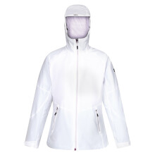 (14 UK, White/Lilac Frost) Regatta Womens/Ladies Raddick II Waterproof Jacket