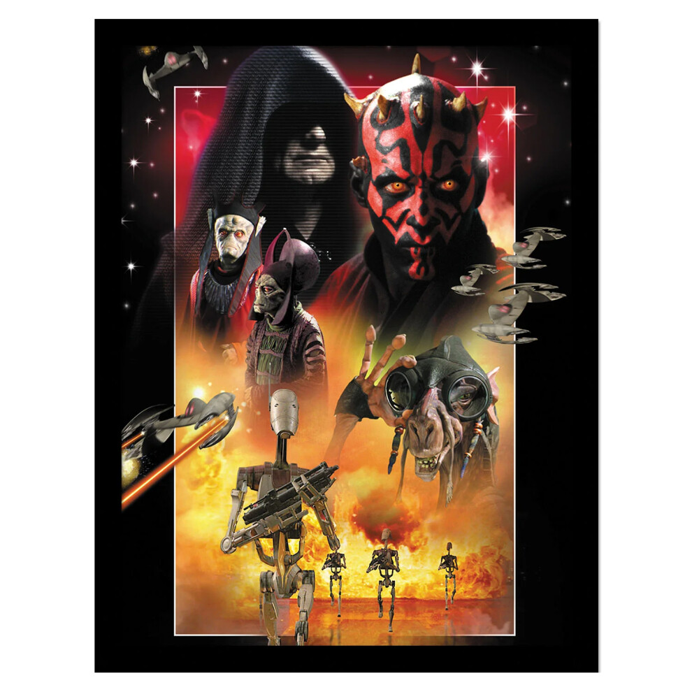 Star Wars Episode I Villains Print