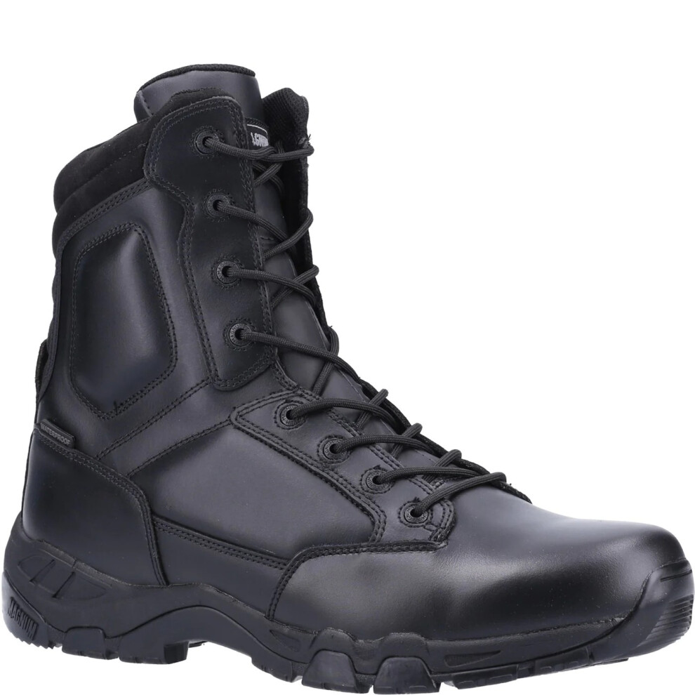 (3.5 UK, Black) Magnum Unisex Adult Viper Pro 8.0 Plus Leather Waterproof Uniform Boots