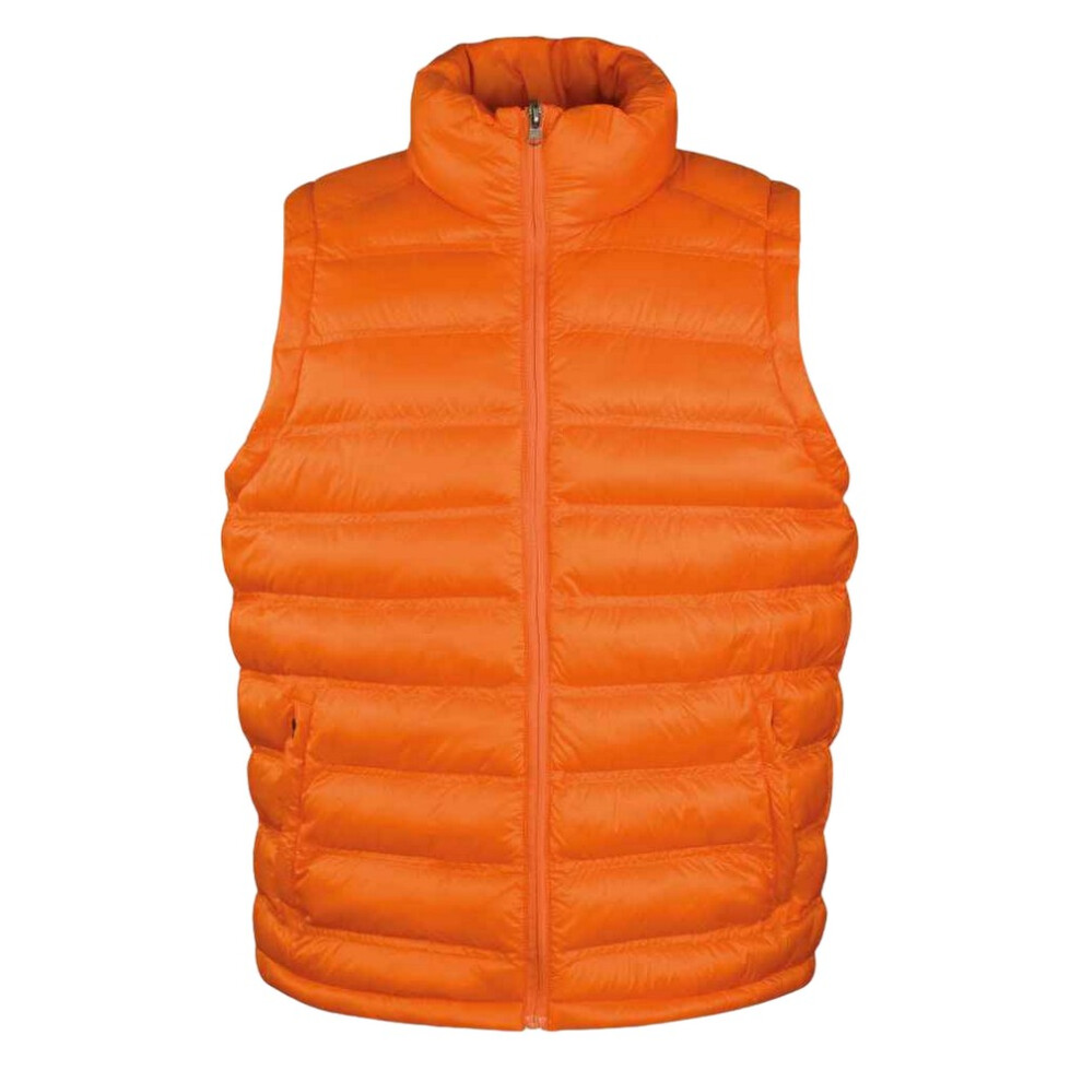 (S UK, Orange) Result Urban Outdoor Mens Ice Bird Padded Gilet