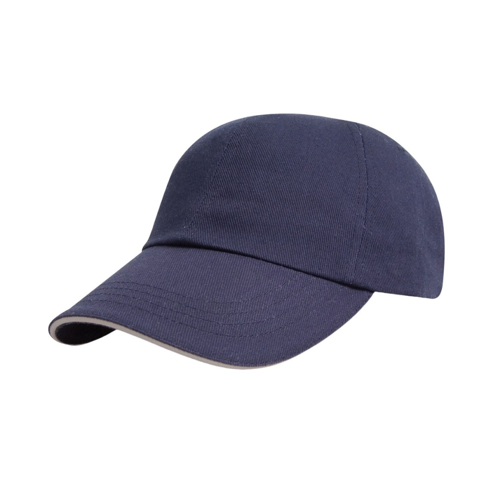 (One Size, Navy/Putty) Result Headwear Baseball Cap