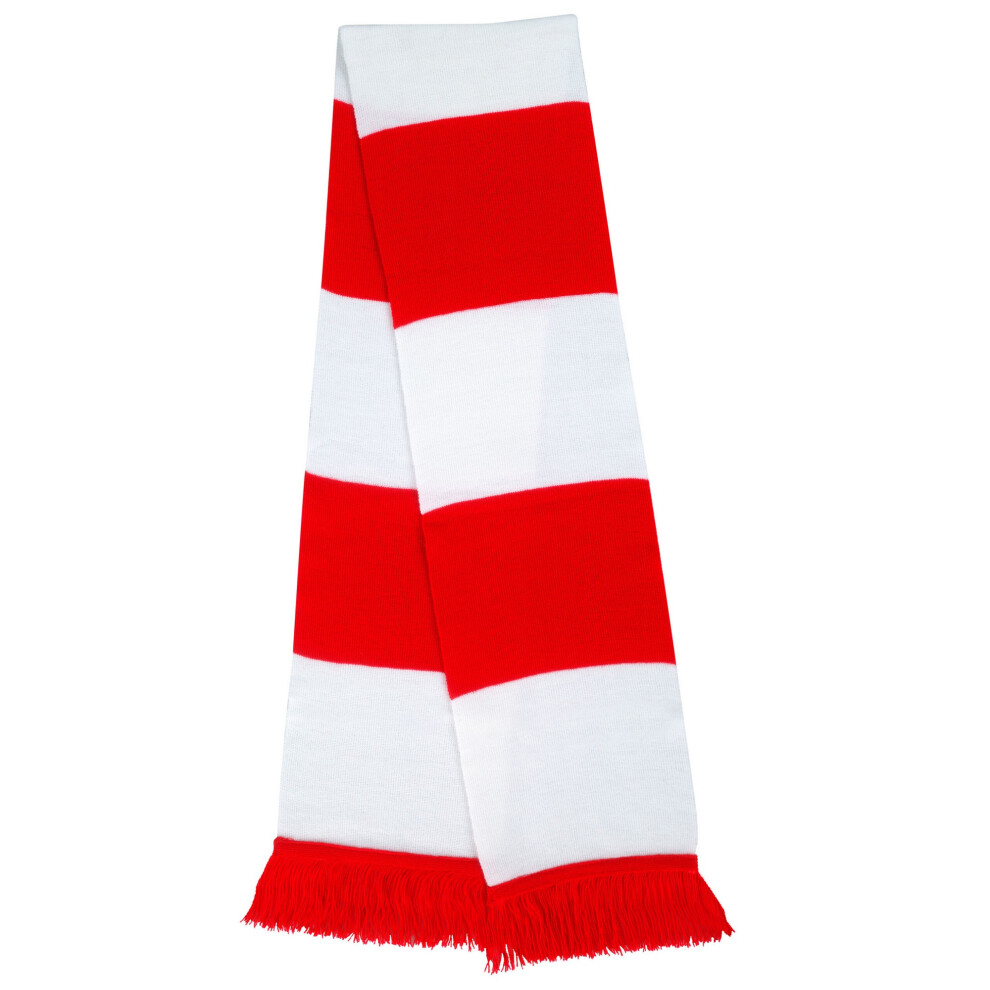 (One Size, Red/White) Result Winter Essentials Team Scarf