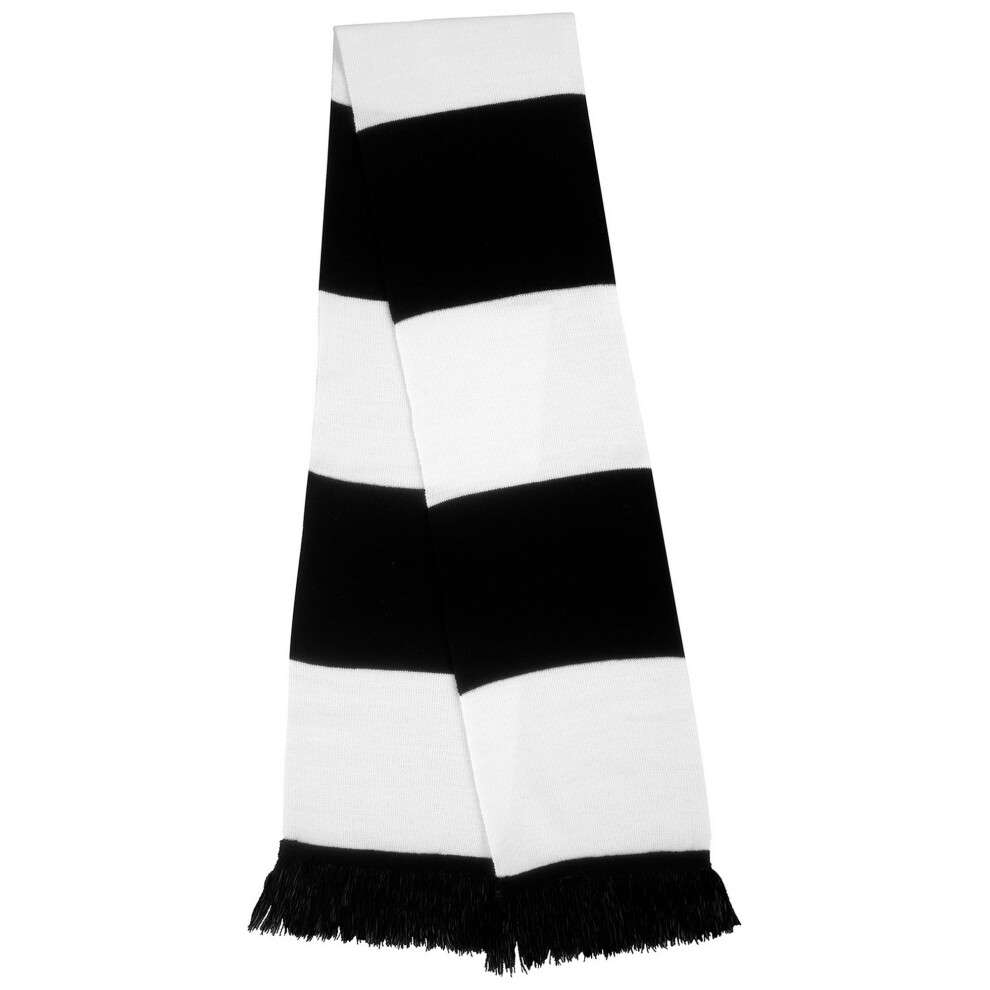 (One Size, Black/White) Result Winter Essentials Team Scarf