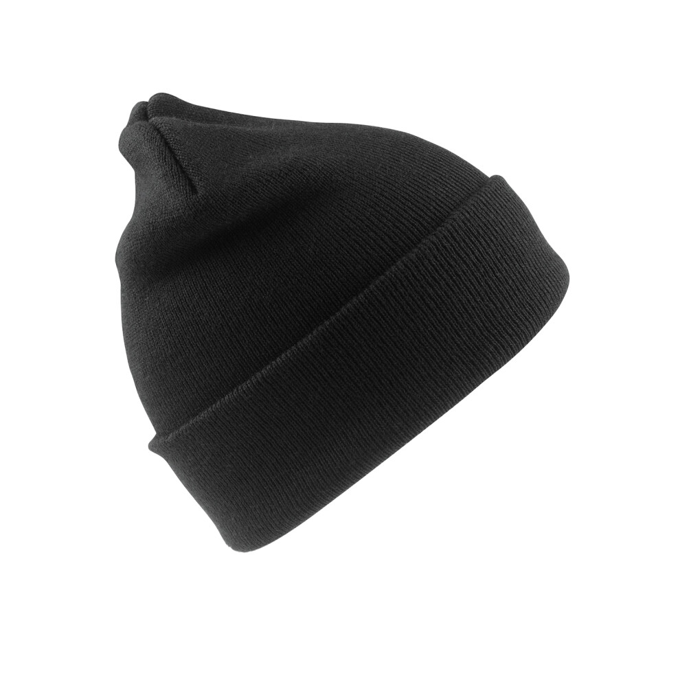 (One Size, Black) Result Winter Essentials Childrens/Kids Woolly Beanie